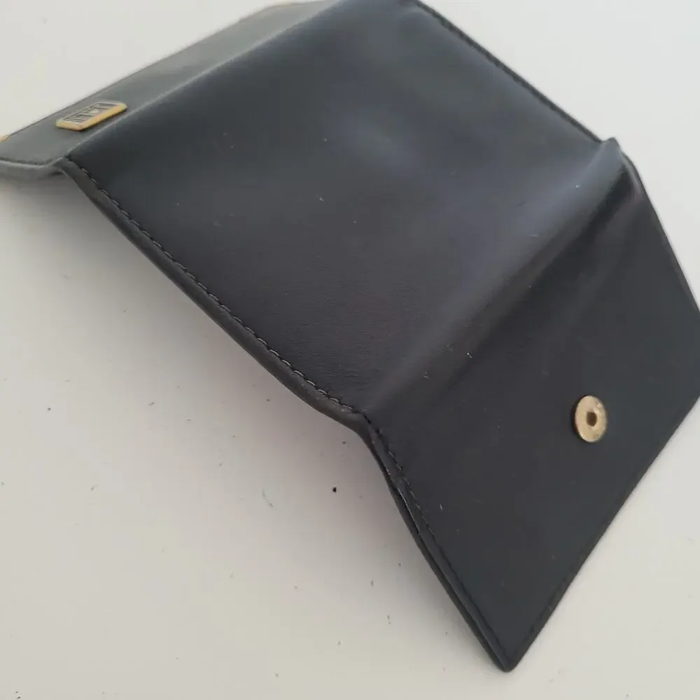 Dunhill Key Case Hooks‎ Holder Wallet Logo Black Trifold Designer Vintage Retro